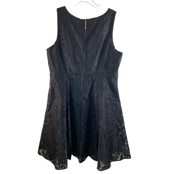 REBEL WILSON BY TORRID Women’s Black Jacquard Tank Skater Dress / Size: 18 - Picture 2 of 10
